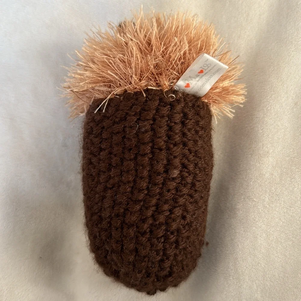 Oomaloo Handmade Crochet Acorn Dog Toy